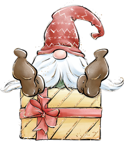 North Pole Collection -Santa on Presents