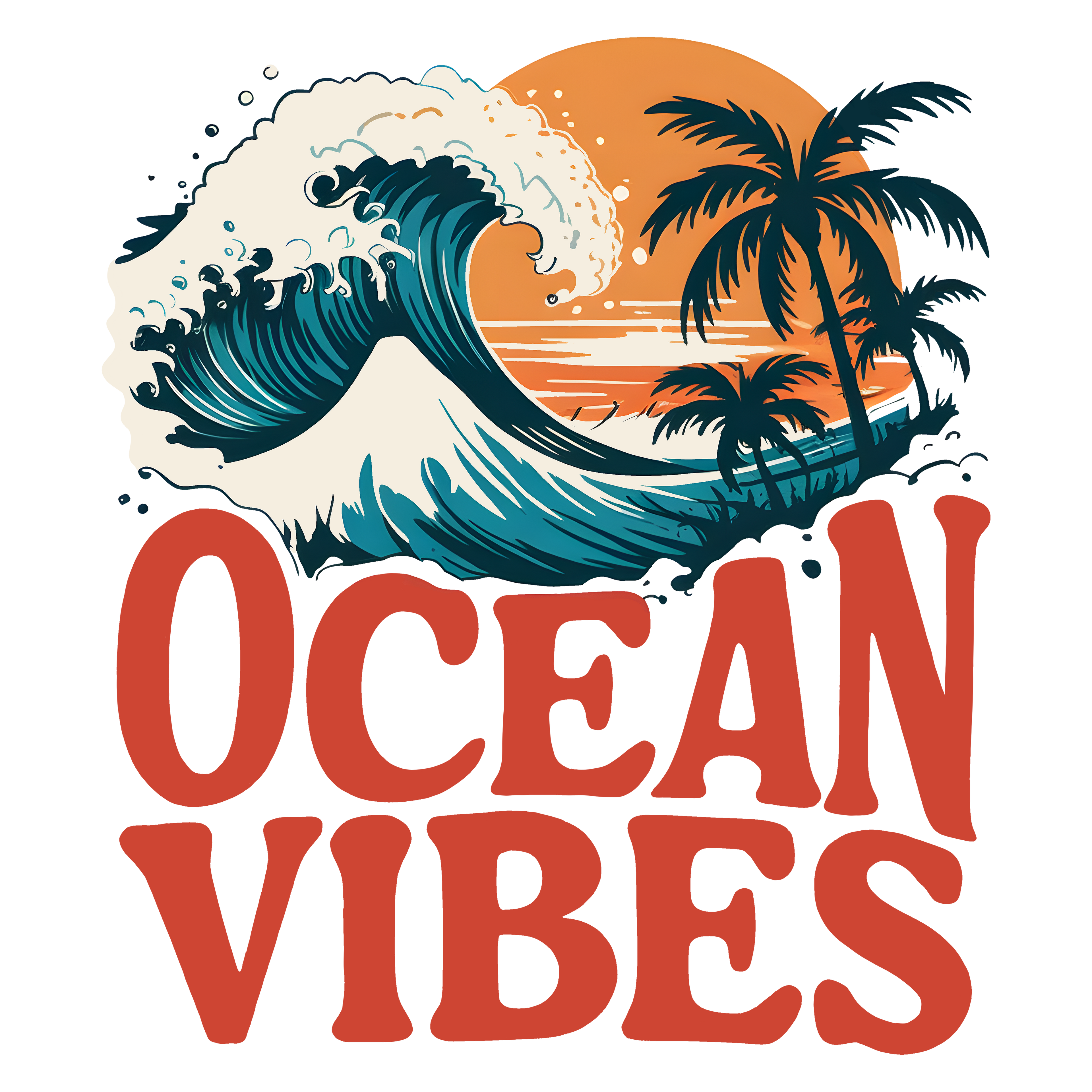 Ocean Vibes Decal