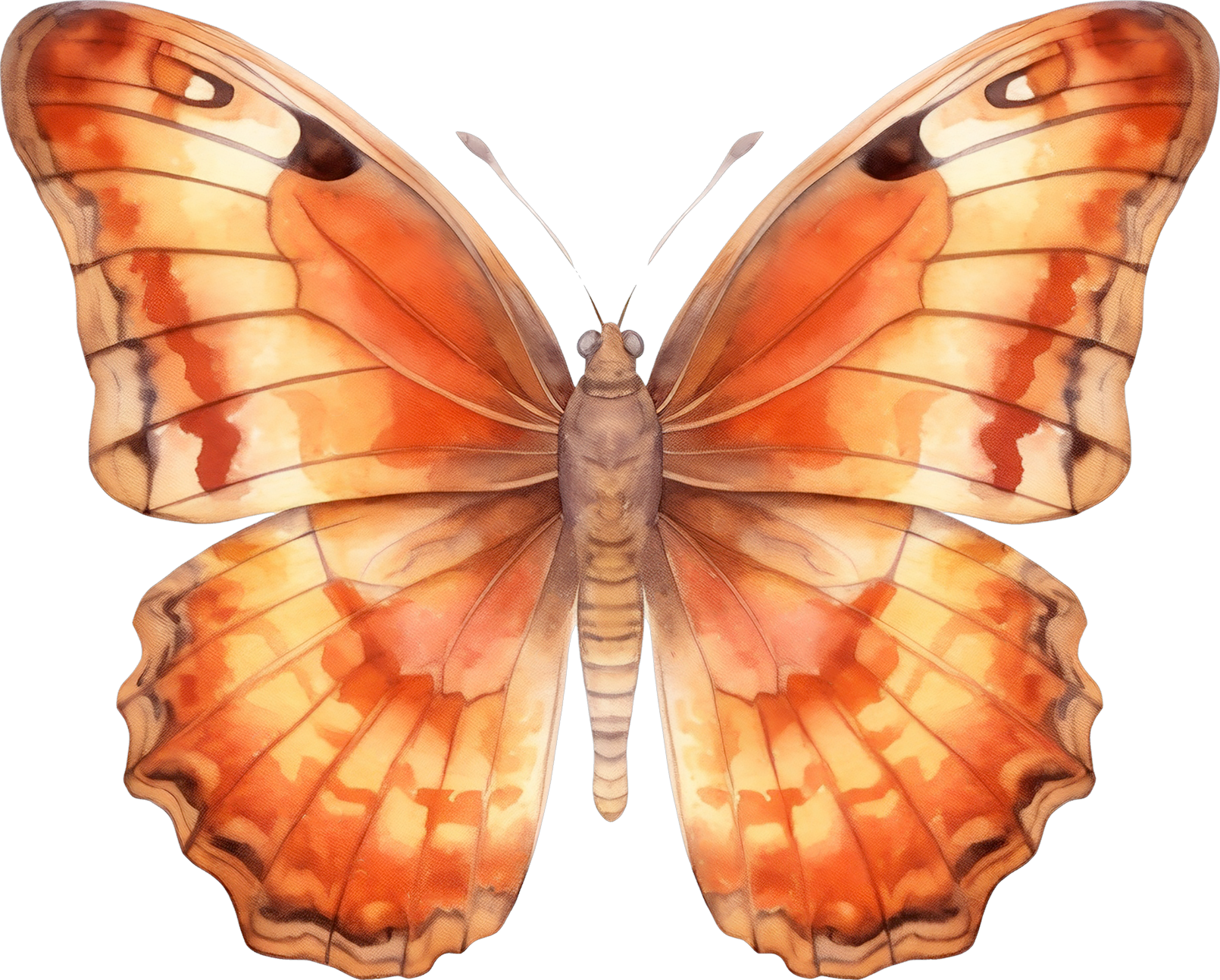 Orange Butterfly 13