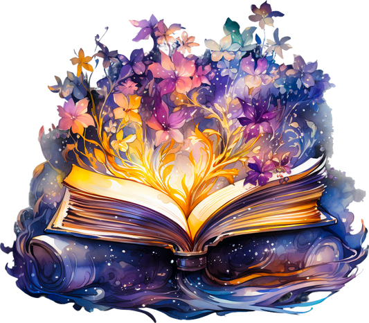 Bright Book Decal