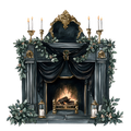 Gothic Christmas Decal 66