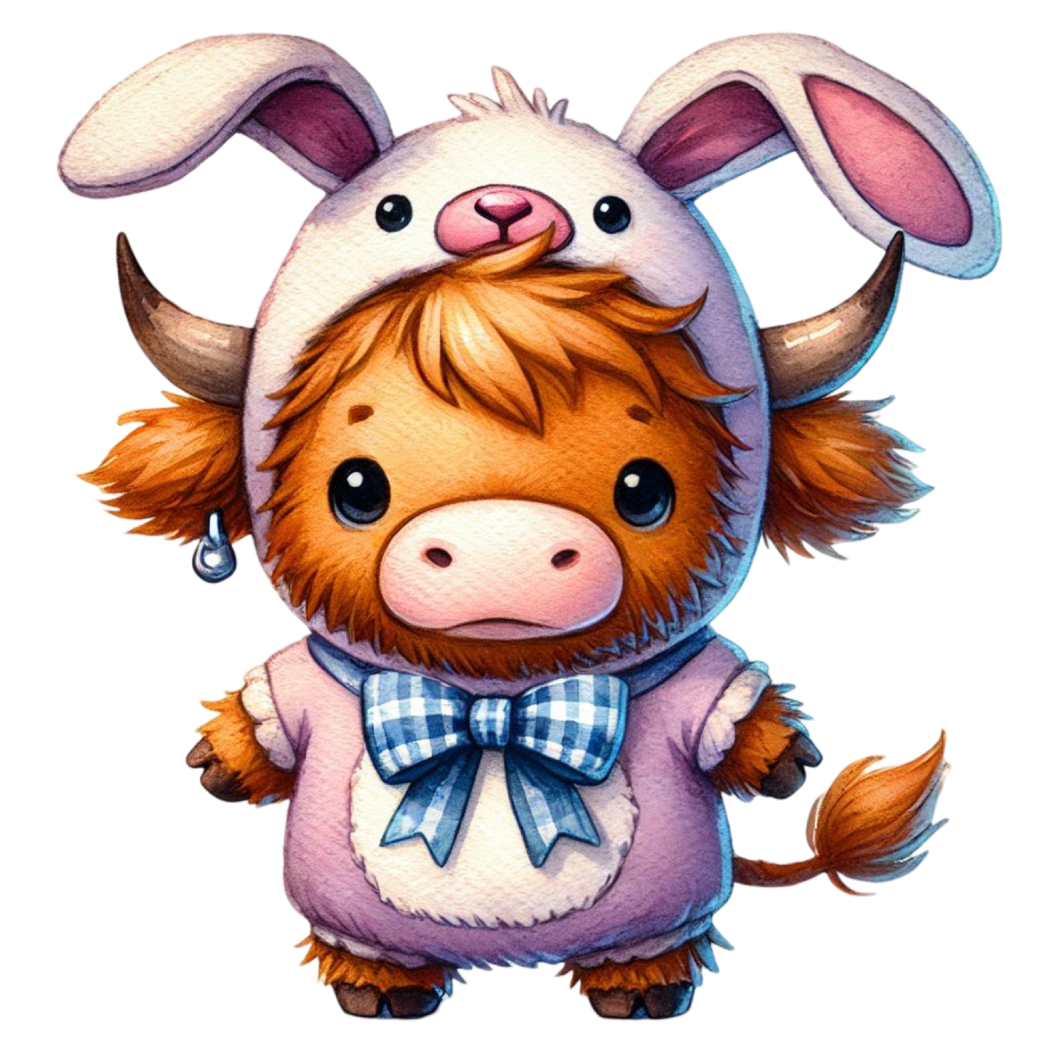 Easter Cow Decal 4