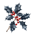 Gothic Christmas Decal 51