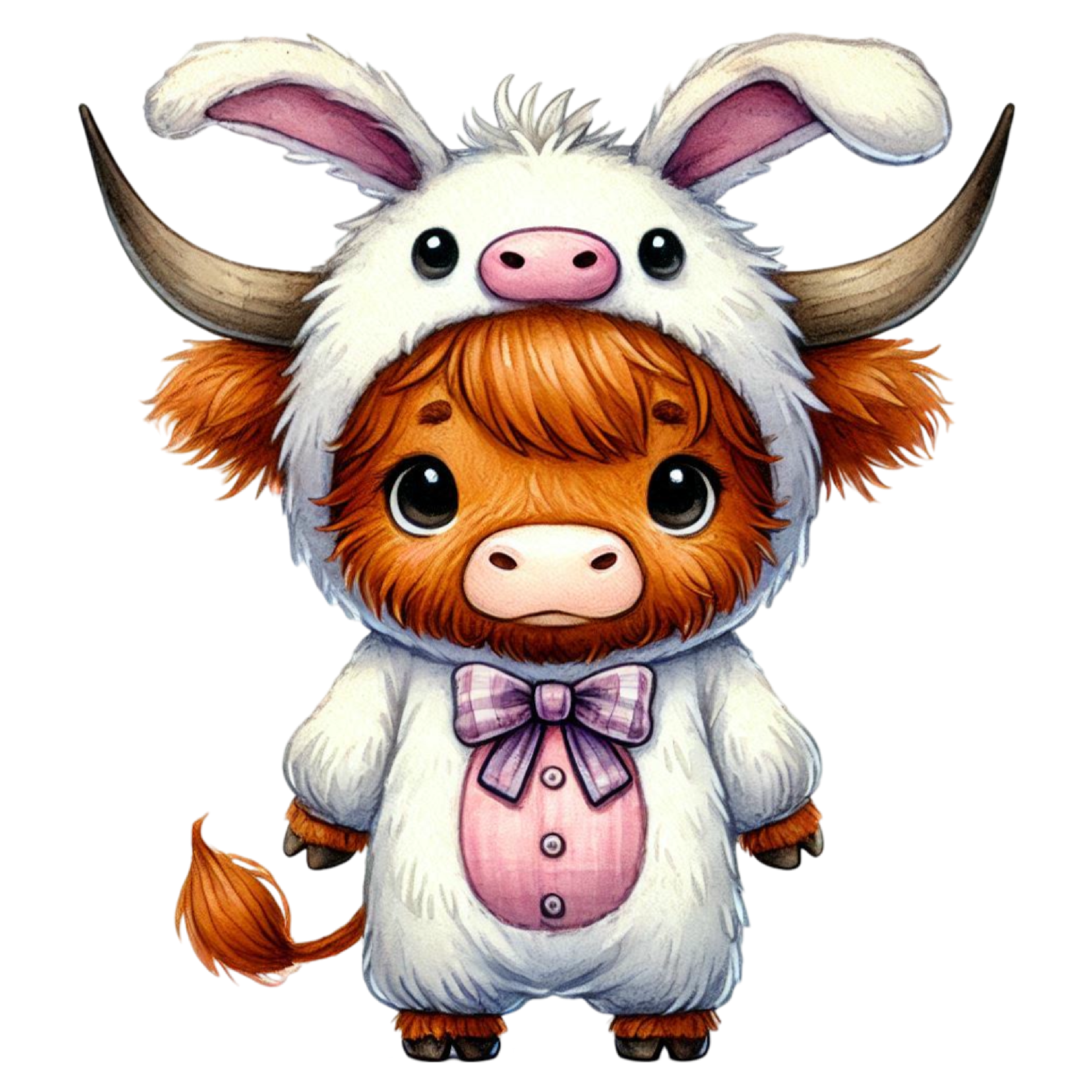 Easter Cow Decal 5