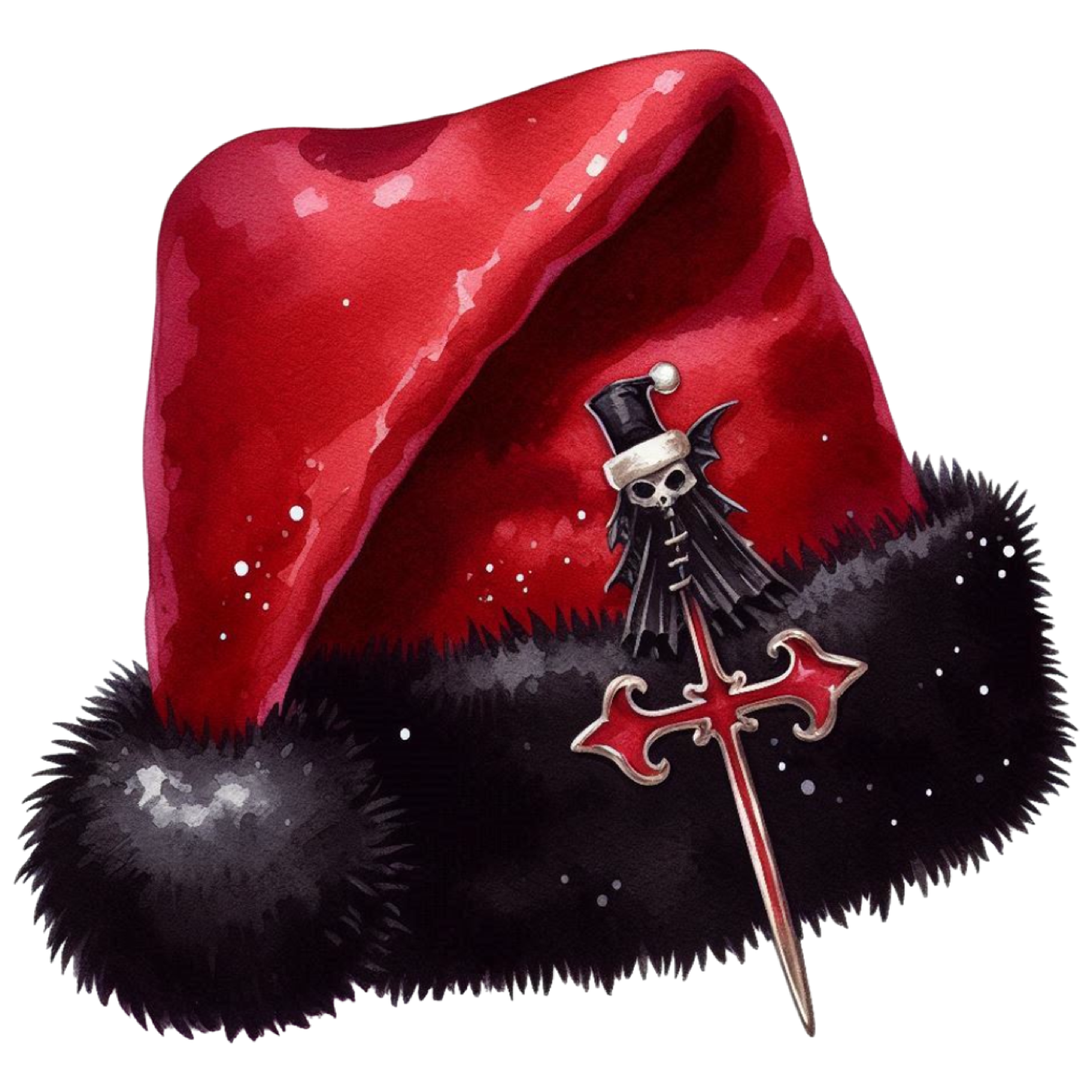 Gothic Christmas Decal 55
