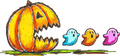 Pac Pumpkin Decal