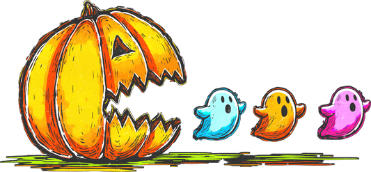 Pac Pumpkin Decal