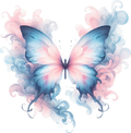 Pastel Smoke Butterflies