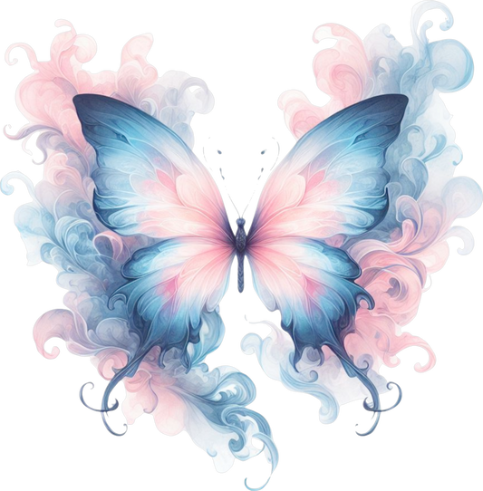 Pastel Smoke Butterflies