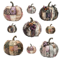 Patchwork Pumpkin Element Sheet 2