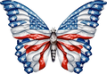 Patriotic Butterfly