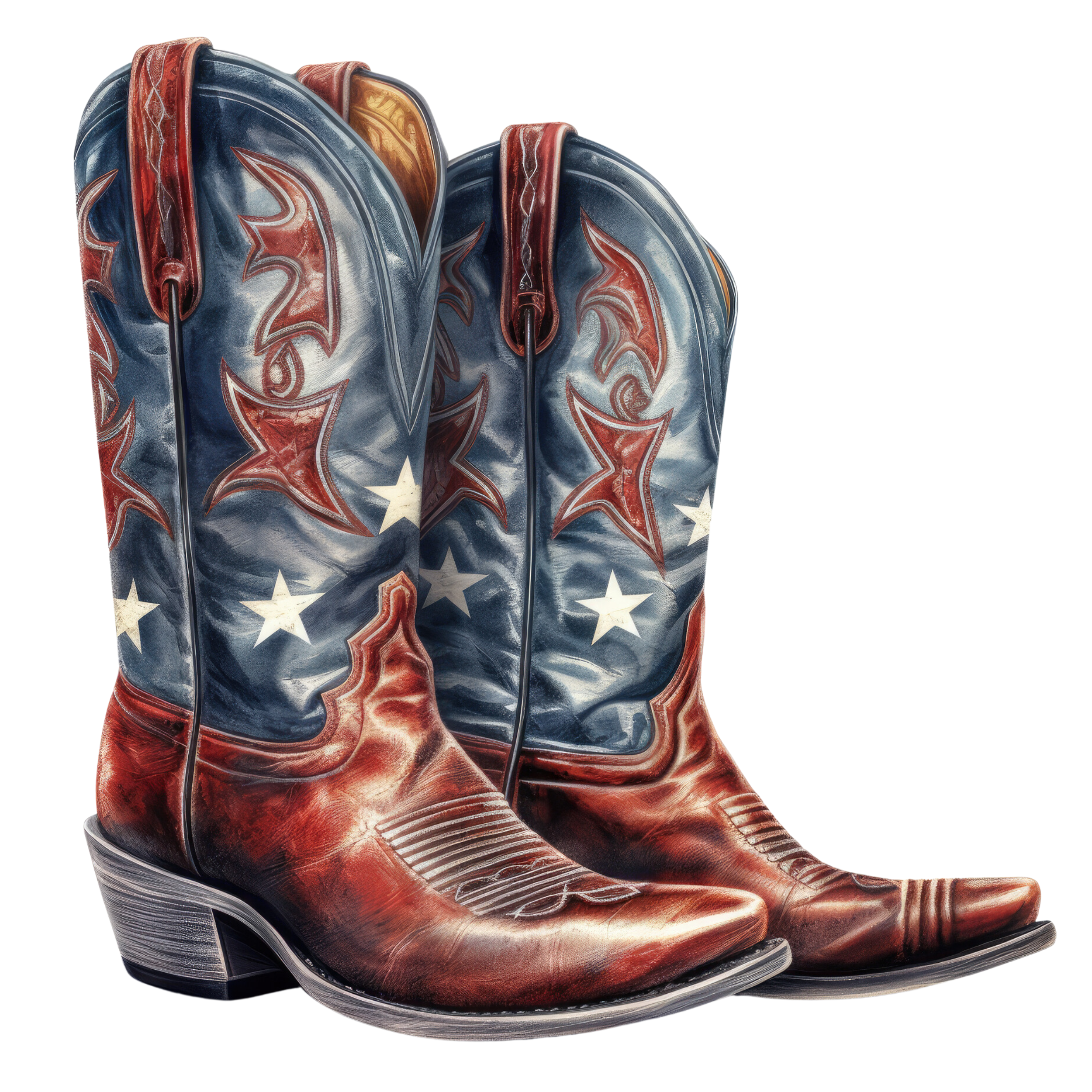 Patriotic Cowboy Boots 3