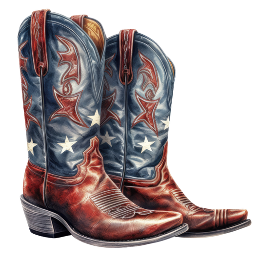 Patriotic Cowboy Boots 3