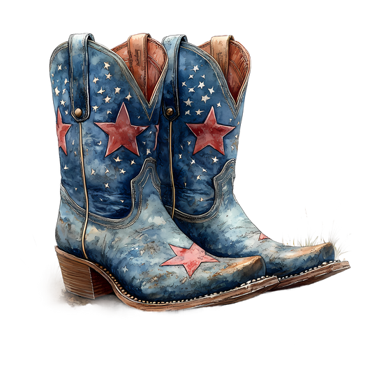 Patriotic Cowboy Boots 4