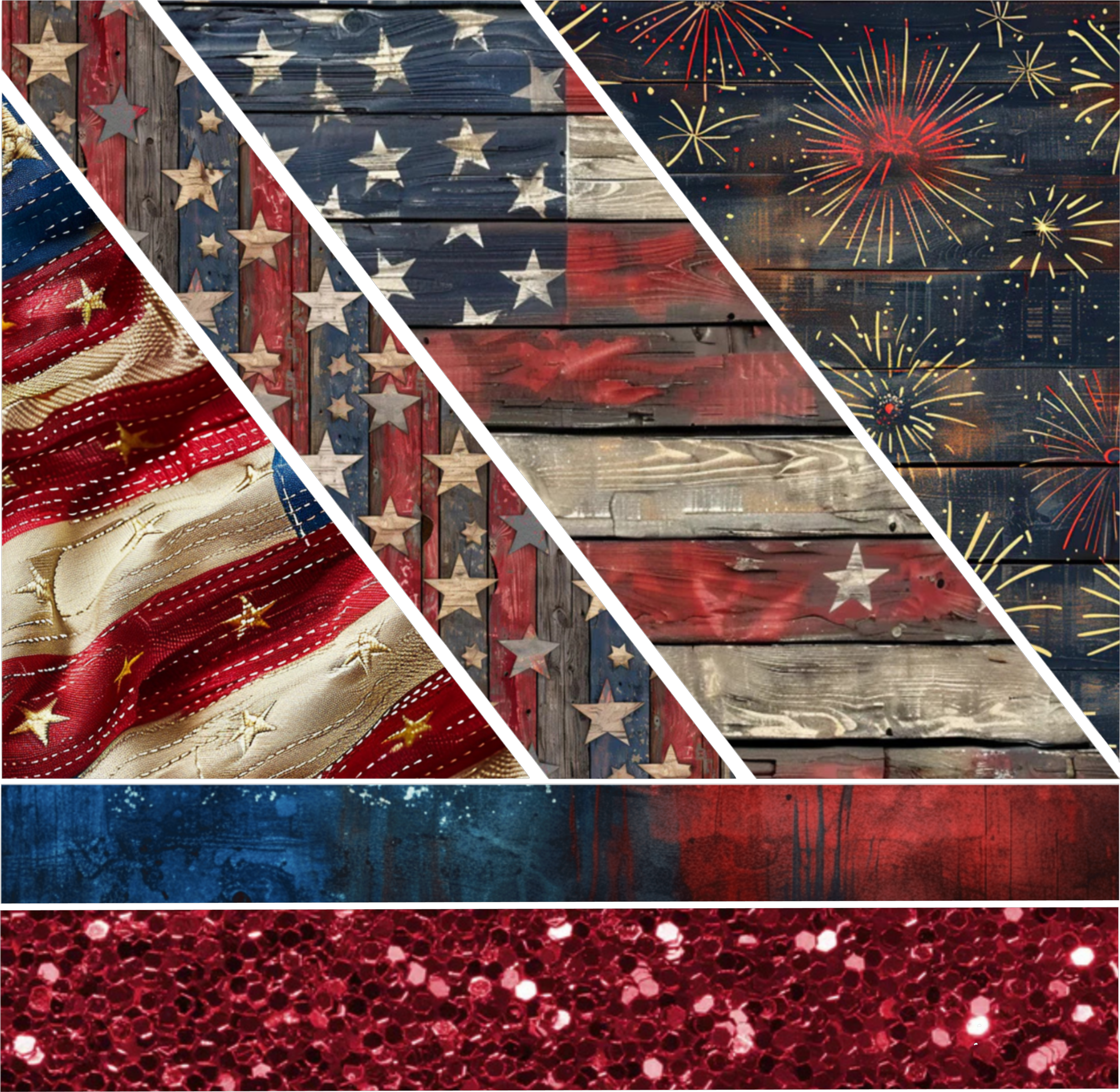 Patriotic Mixed Media 5