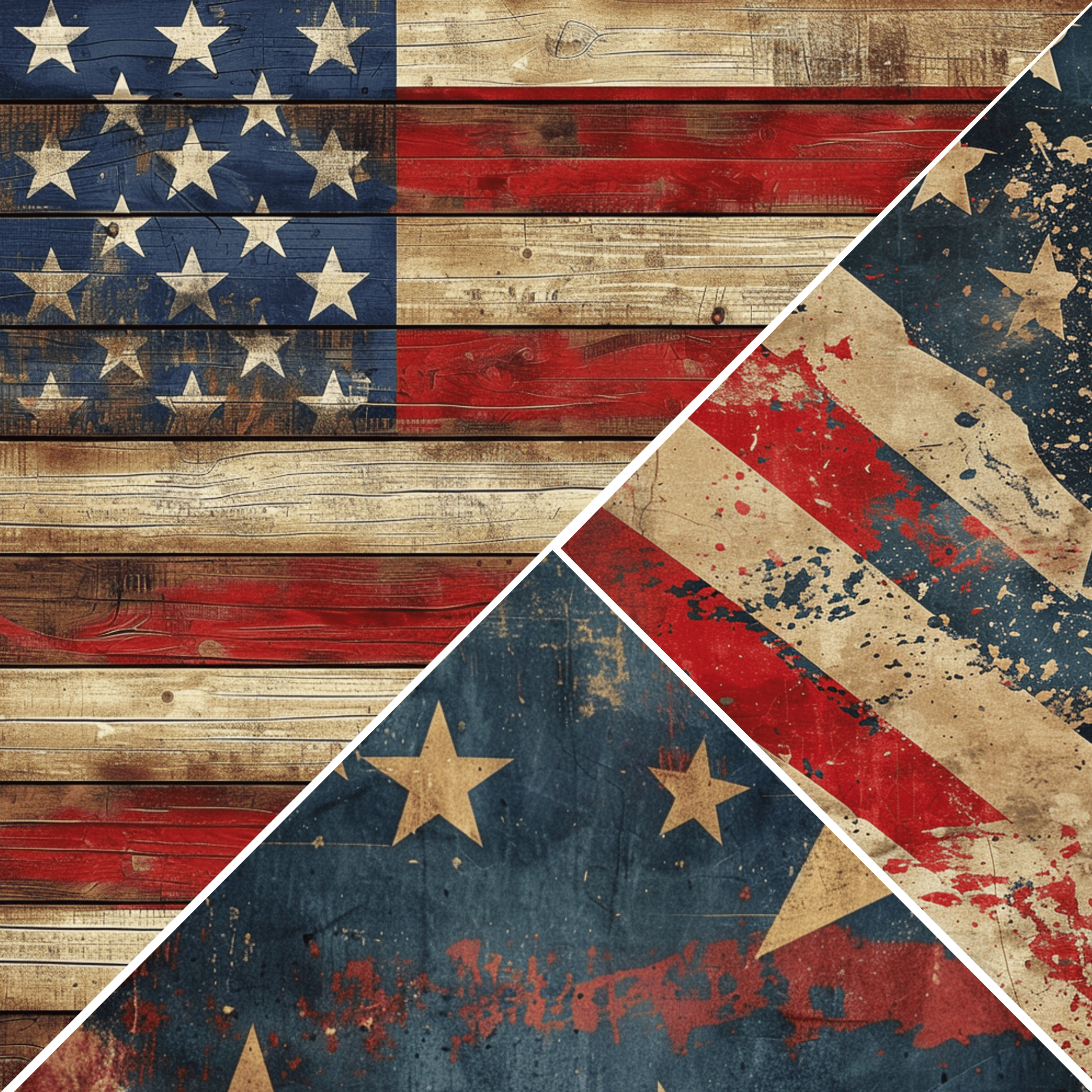 Patriotic Mixed Media 6