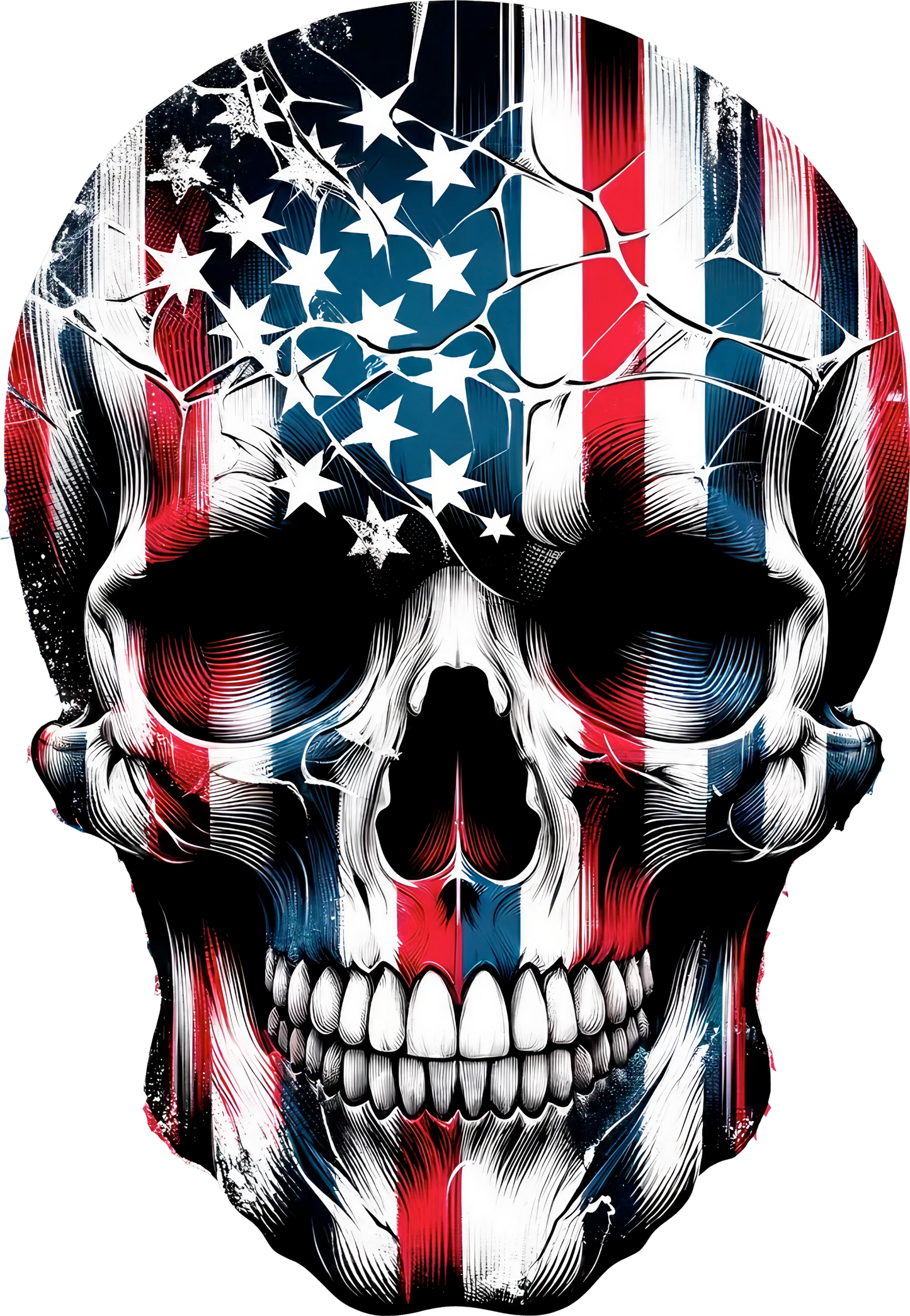 Patriotic Skull