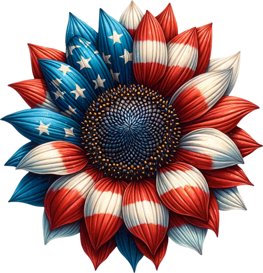 Patriotic Sunflower