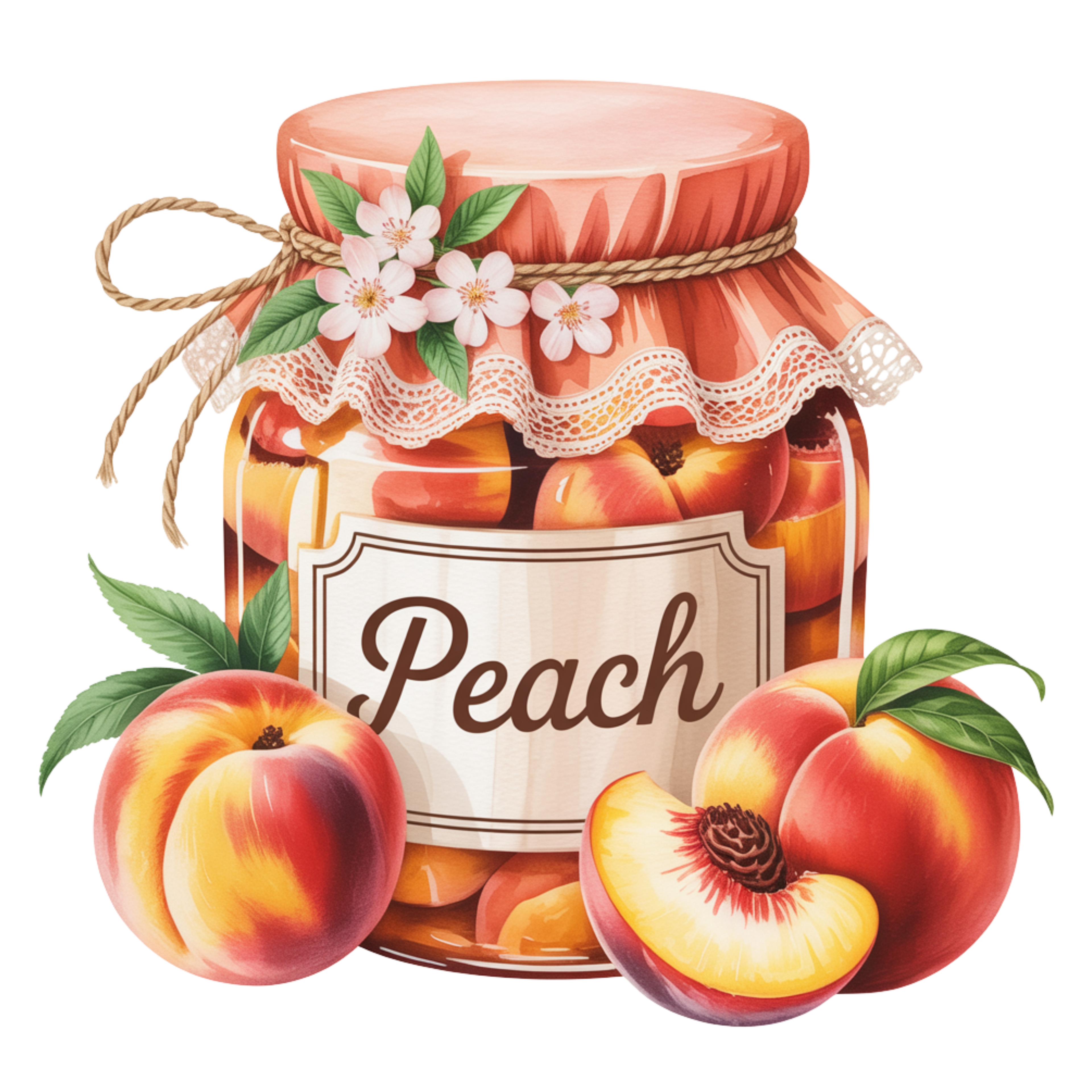 Peach Decal 17
