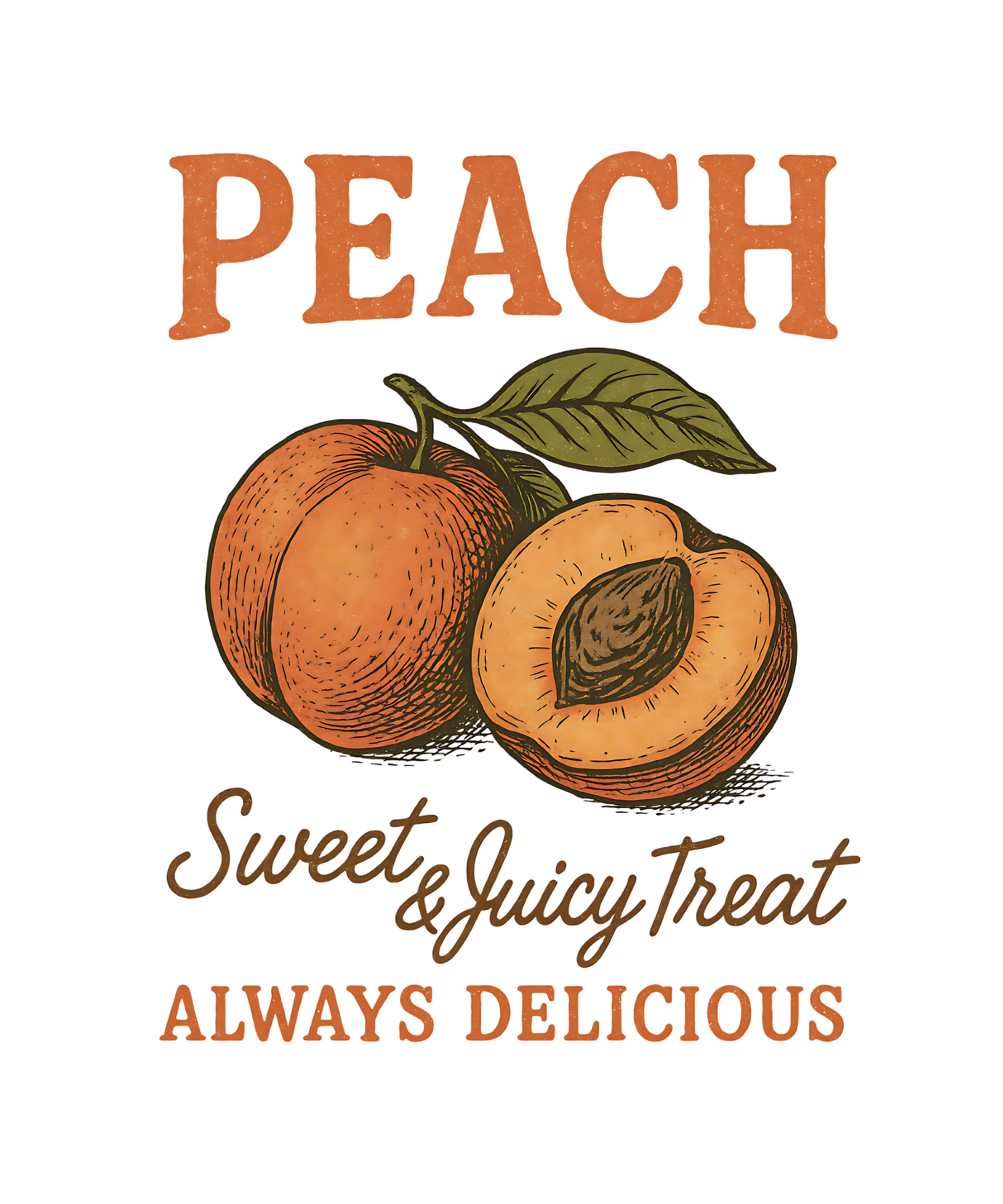 Peach Decal 19