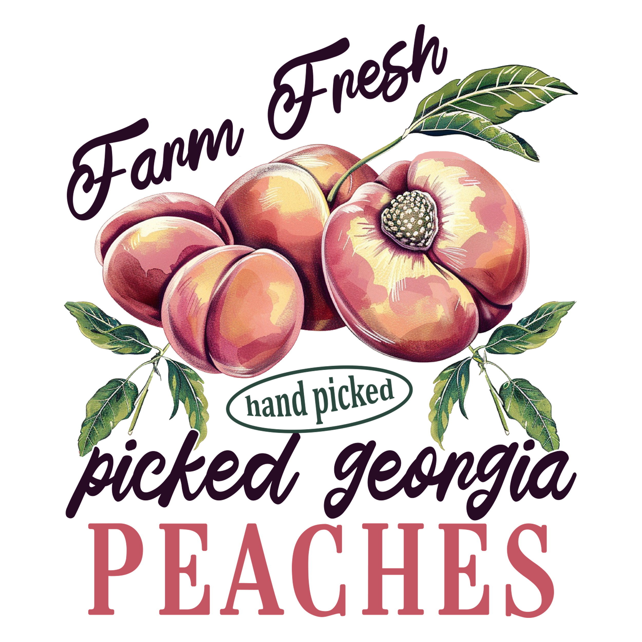 Peach Decal 20