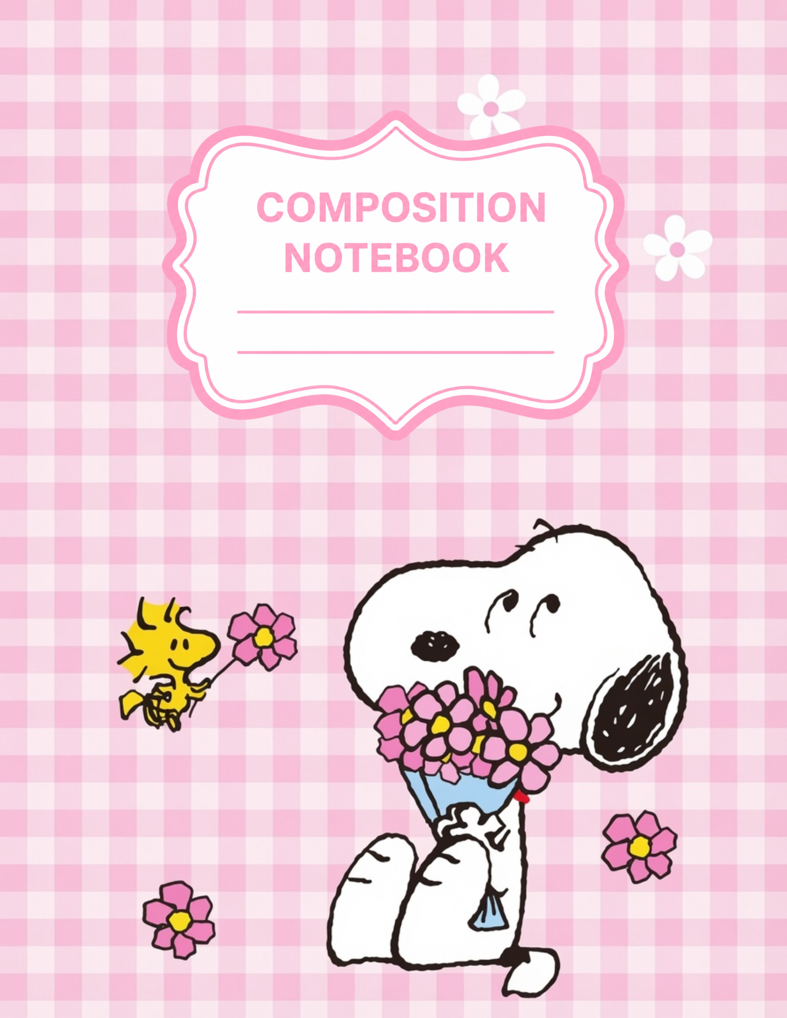 Peanuts Themed Composition Notebooks VINYL ONLY