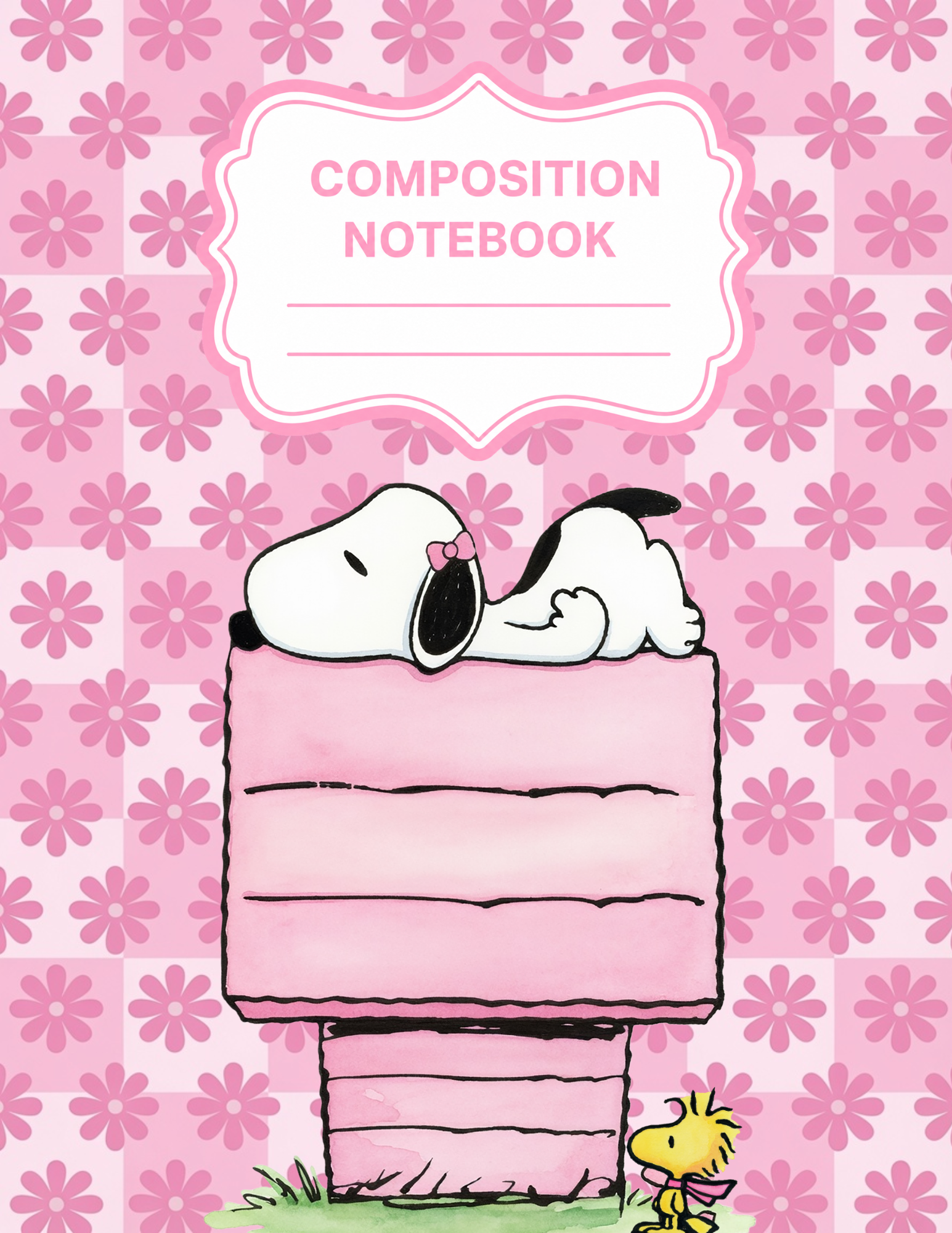Peanuts Themed Composition Notebooks VINYL ONLY