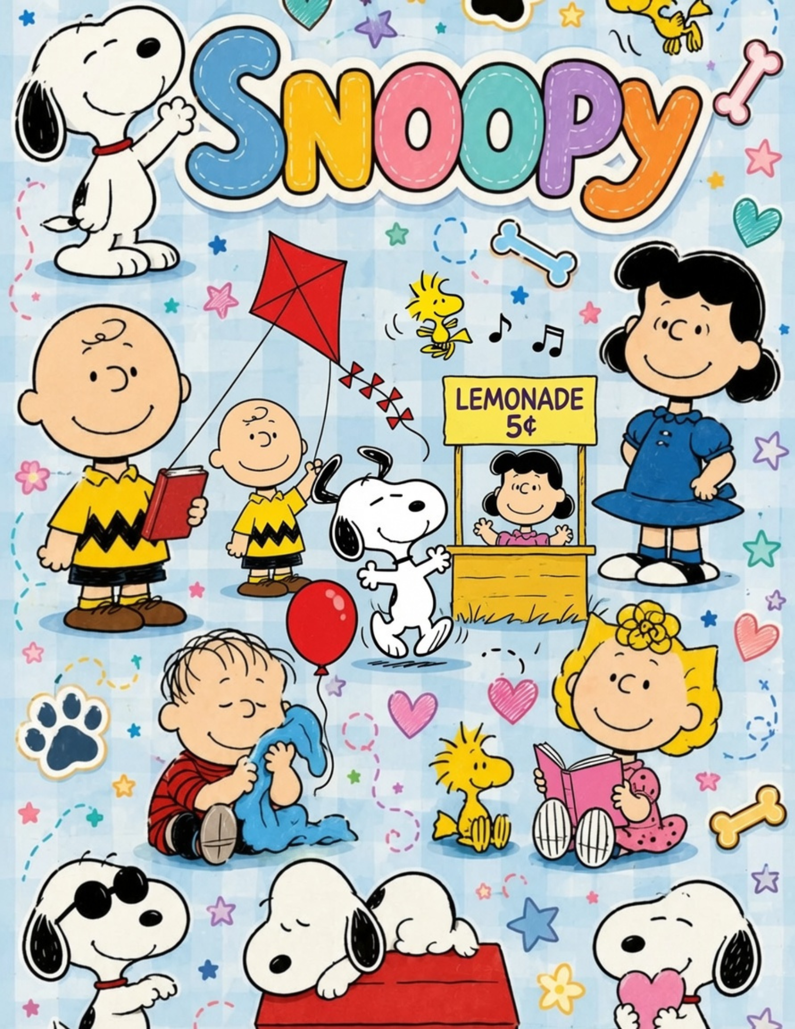 Peanuts Themed Composition Notebooks VINYL ONLY