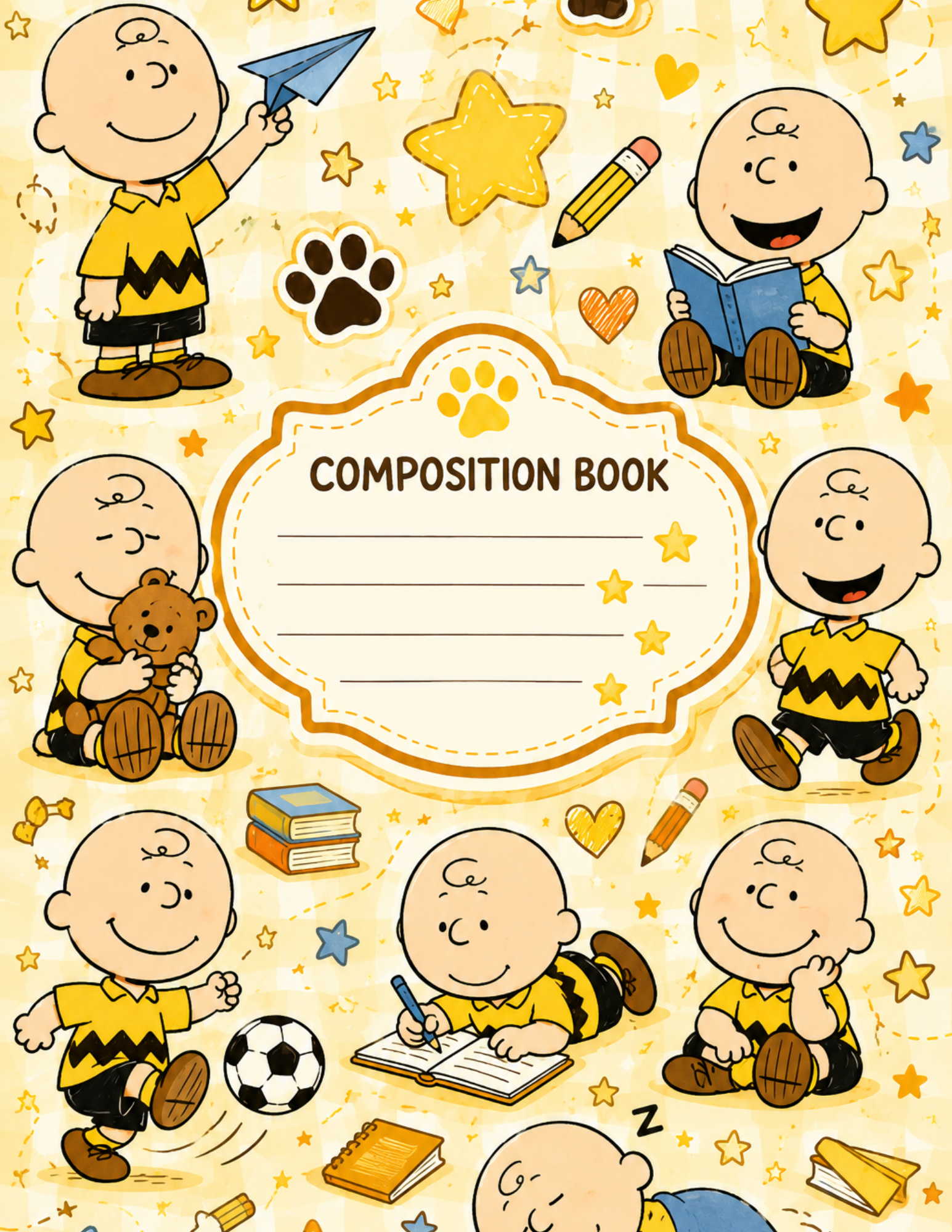 Peanuts Themed Composition Notebooks VINYL ONLY