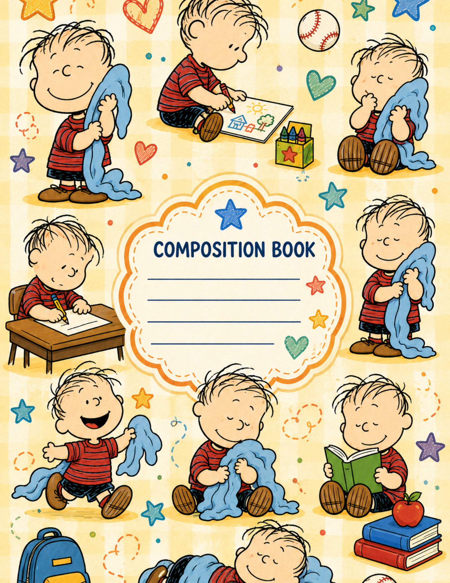 Peanuts Themed Composition Notebooks VINYL ONLY