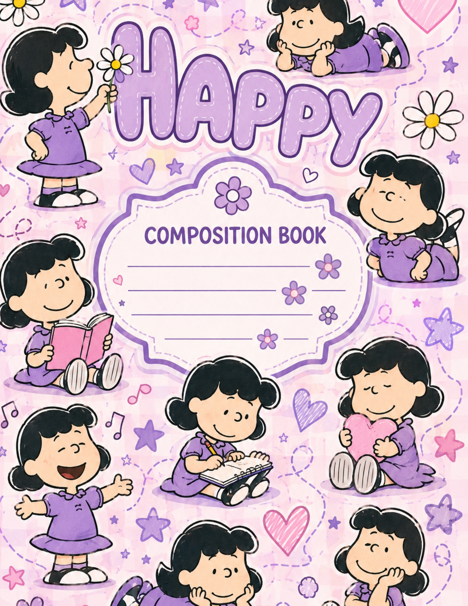 Peanuts Themed Composition Notebooks VINYL ONLY
