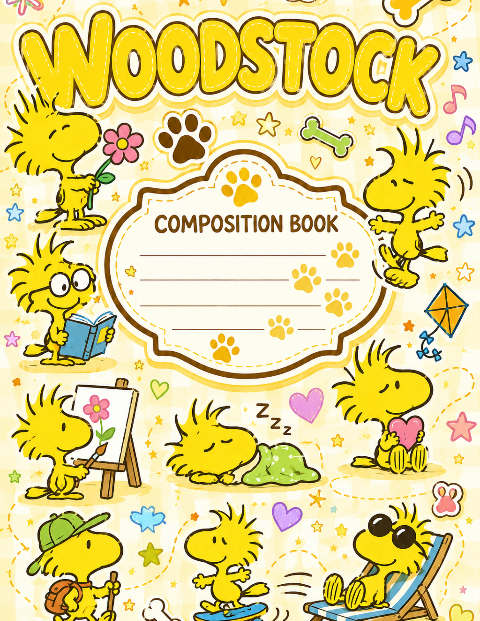 Peanuts Themed Composition Notebooks VINYL ONLY