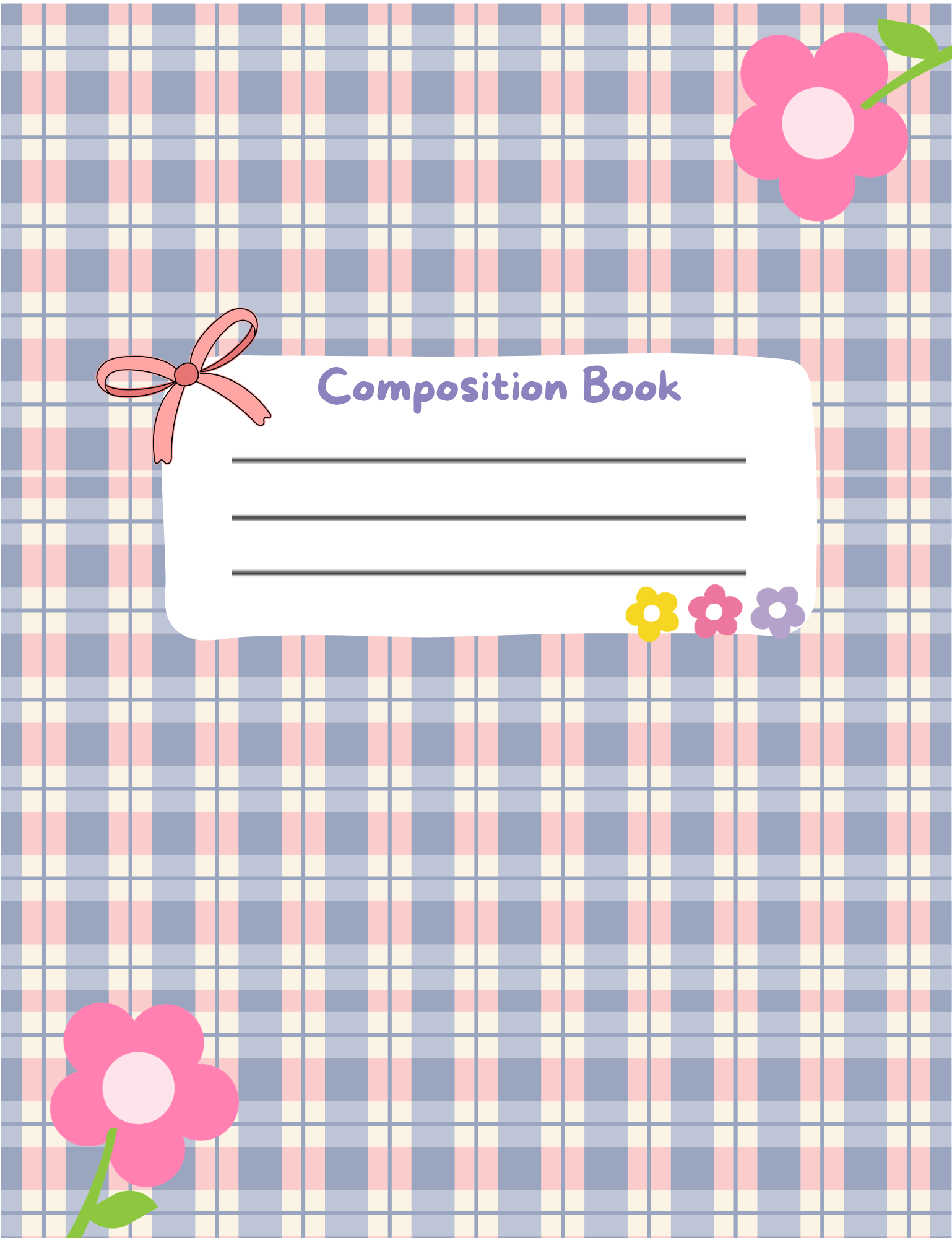 Softer-Themed Composition Notebooks VINYL ONLY