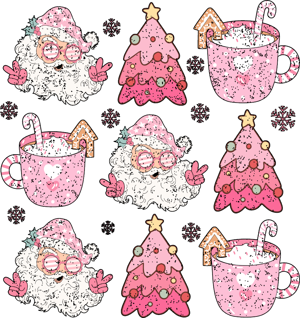 Pink Cocoa Santa