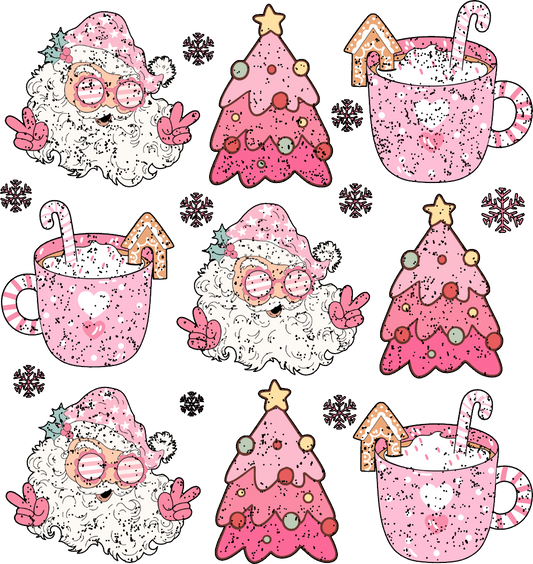 Pink Cocoa Santa