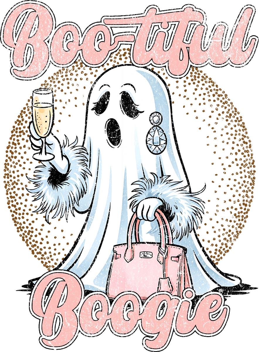 Pink Halloween Decal 7