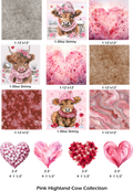 Pink Highland Cow Collection
