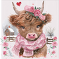 Pink Highland Cow Collection