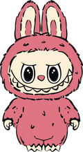 Dark Pink Labubu