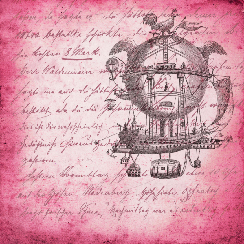 Pink Steampunk Collection- Vinyl 9