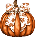 Pumpkin w Bow 1