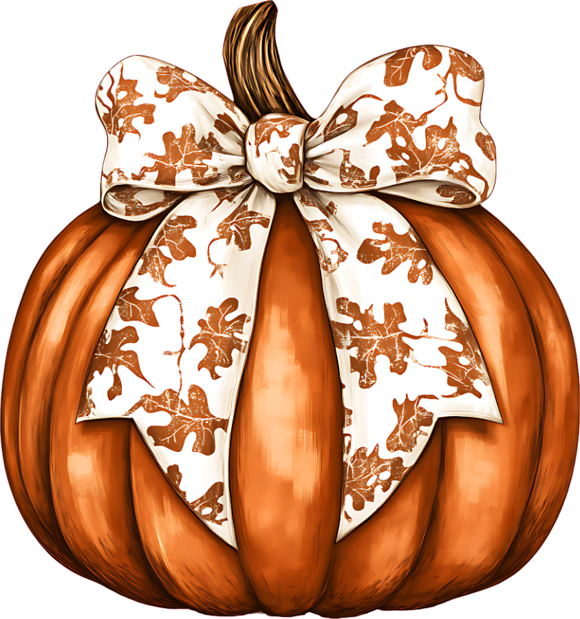Pumpkin w Bow 1