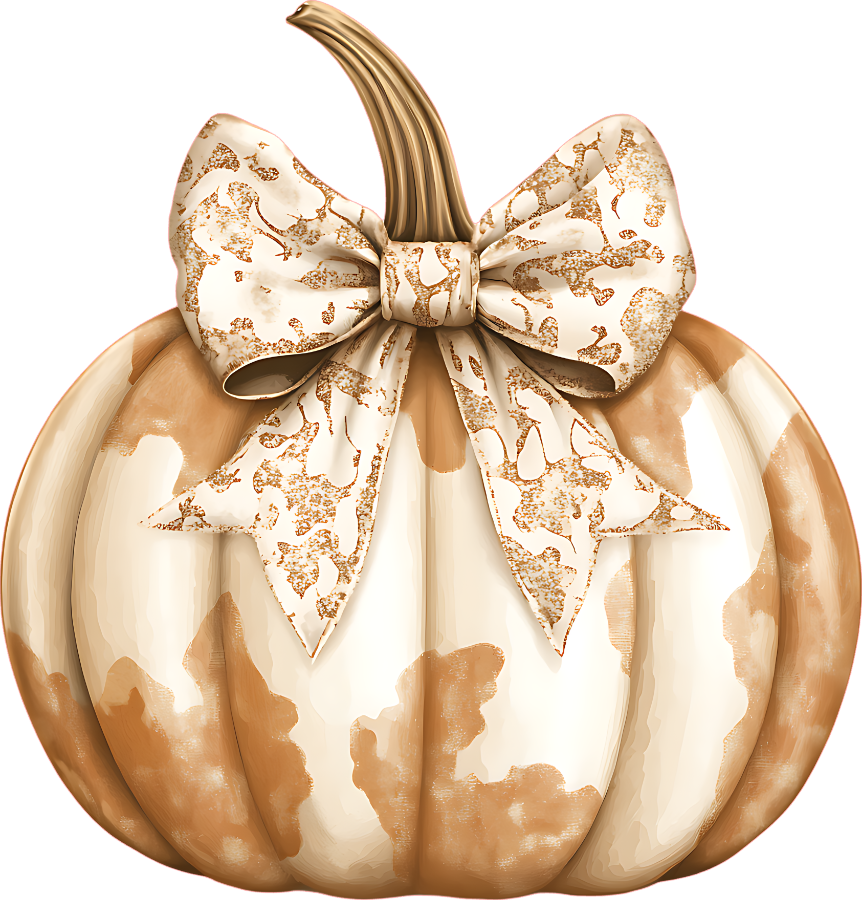 Pumpkin w Bow 4