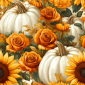 Pumpkin Sunflower Vinyl 2
