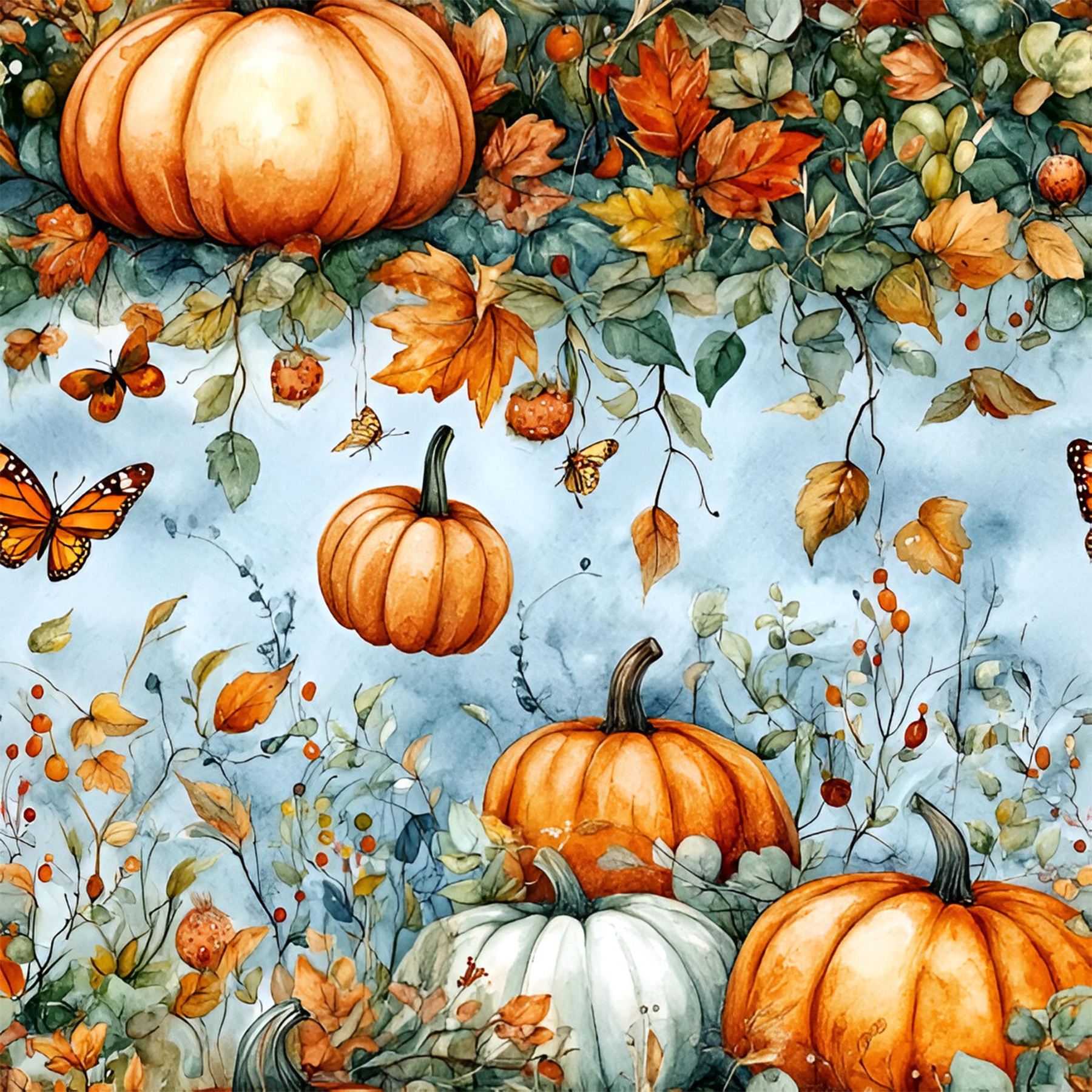 Pumpkin Sunflower Vinyl 3