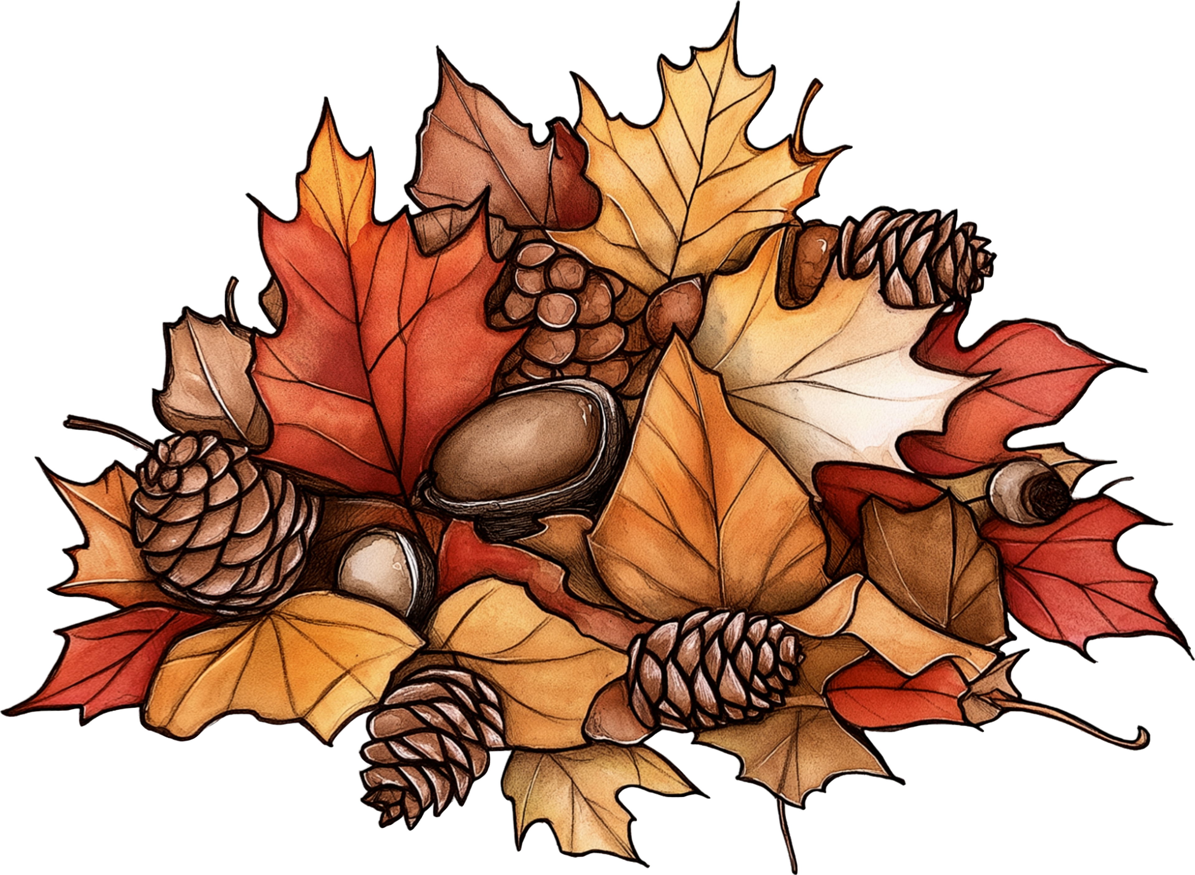 Collection Q-Pile of Leaves