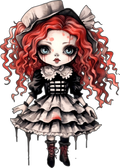Red Haired Dead Doll