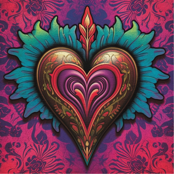 Rockin Retro Hearts Collection- Vinyl 5