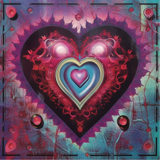 Rockin Retro Hearts Collection- Vinyl 6