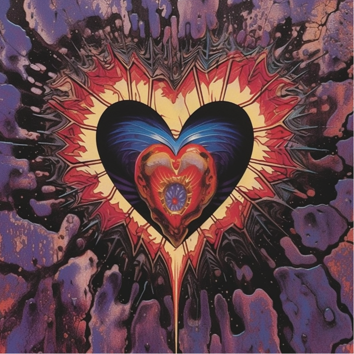 Rockin Retro Hearts Collection- Vinyl 7